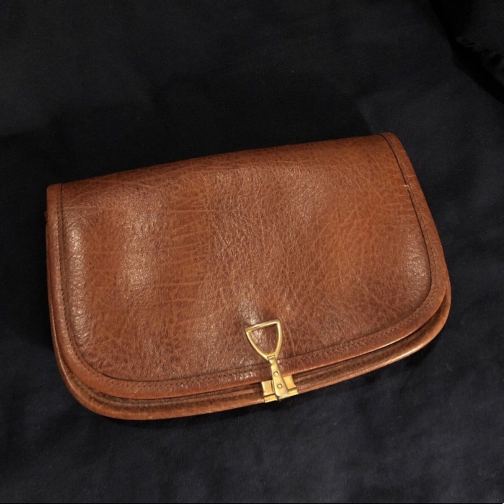 Vintage Leather Clutch